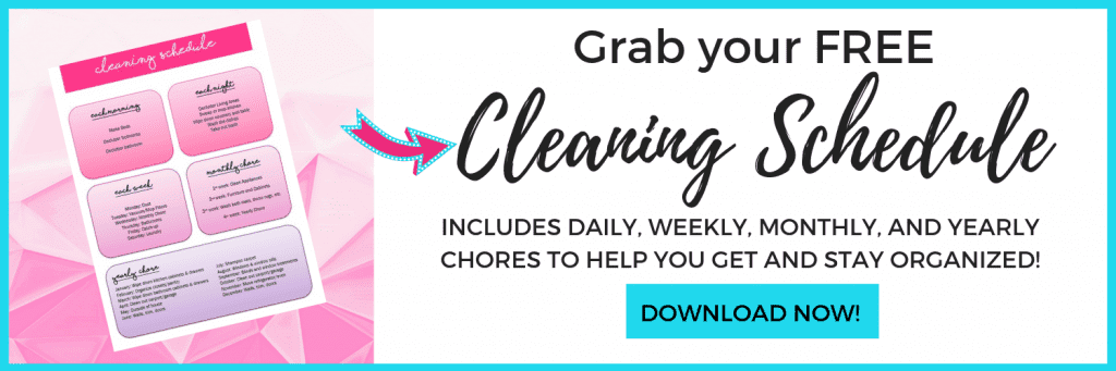 Click here to download your free Cleaning Schedule