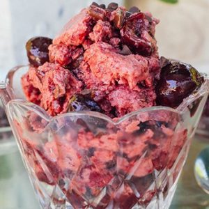 Healthy Desserts - Cherry Chocolate Ice Cream | Rachel Freebairn Fitness