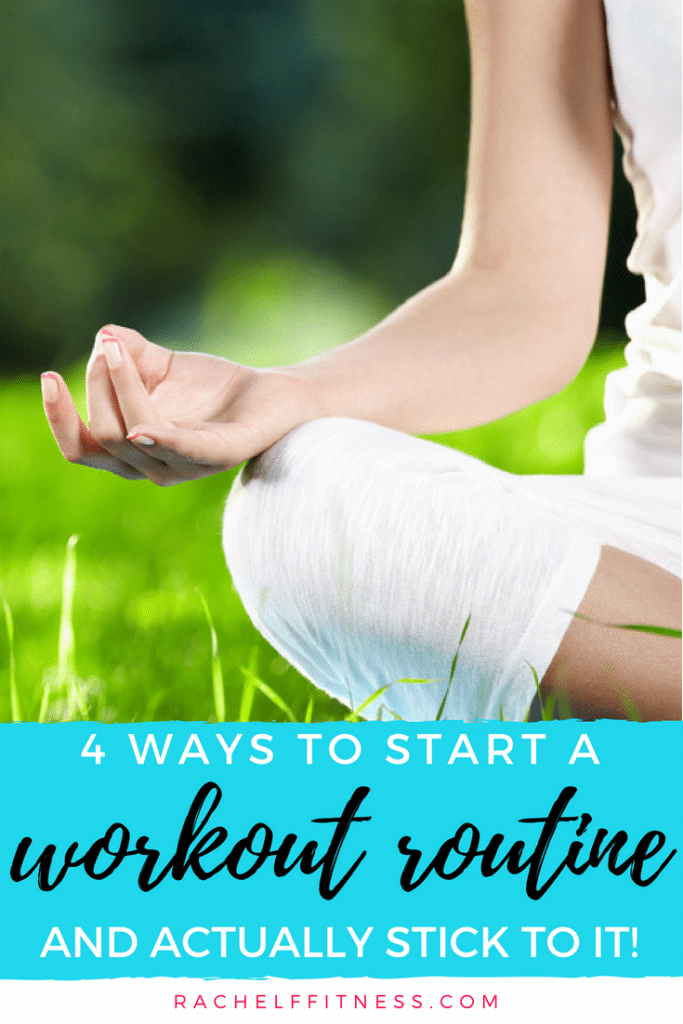 Do you want to get in shape, but you're feeling overwhelmed and not sure how to even begin? Read more for 4 Ways to Start a Workout Routine and Actually Stick to It! | How to start a Fitness Routine | Workouts for women | #workoutroutine #dailyworkout #exerciseroutine #exercisetips