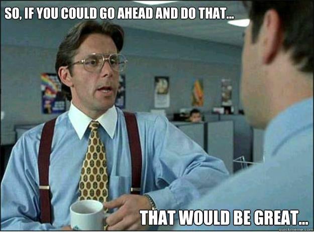 Stress Management - Office Space meme from Cineworld Friars